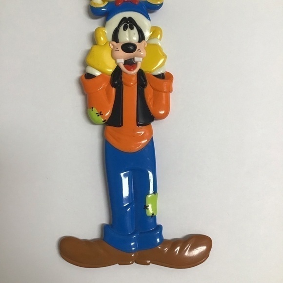 Disney Parks Back Scratcher Totem Pole Goofy Donald & Mickey Classic 15" Vintage - Picture 9 of 16